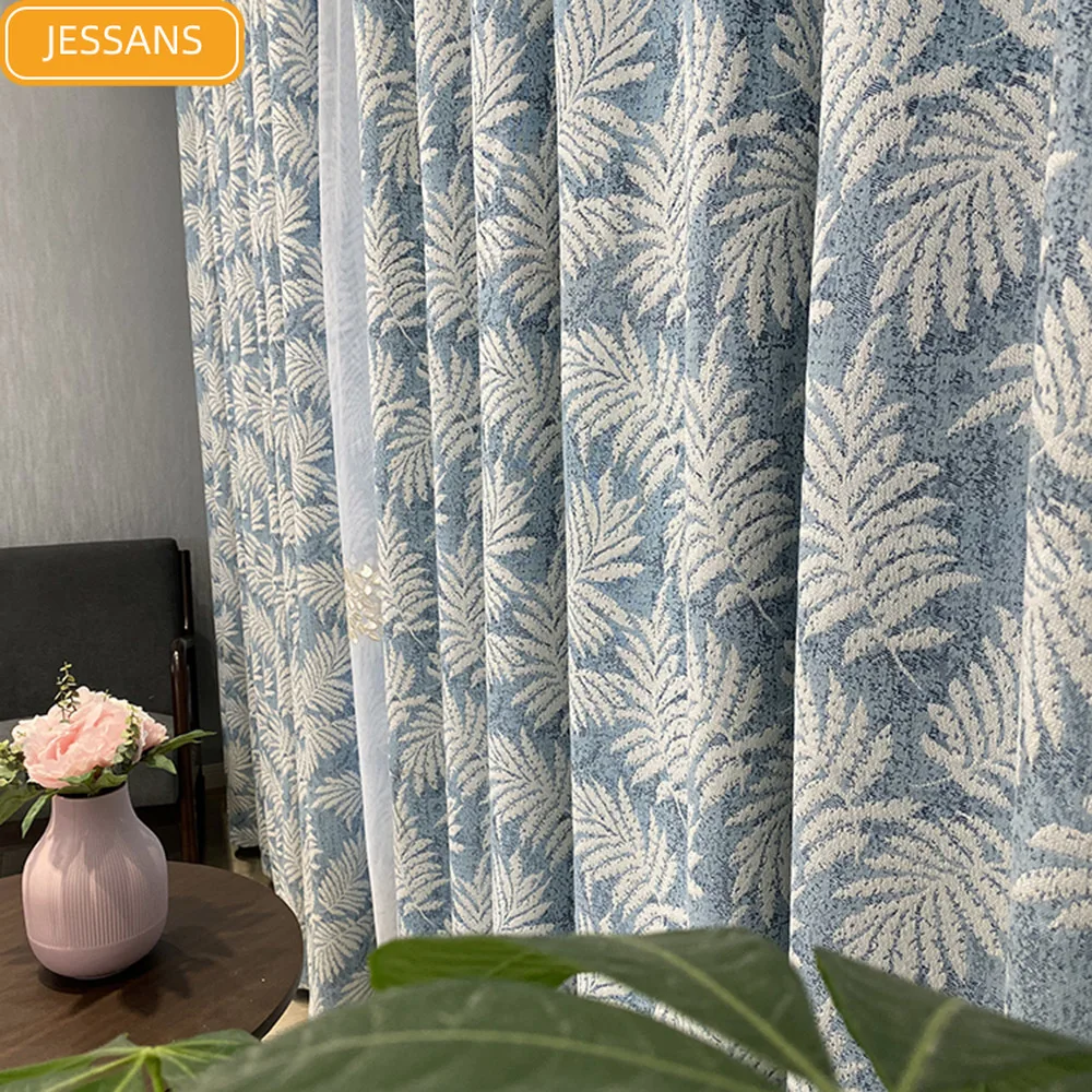 American Light Luxury Jacquard Thickened Blackout Curtains for Living Room Bedroom Balcony Curtains Customized Products
American Light Luxury Jacquard Thickened Blackout Curtains for Living Room Bedroom Balcony Curtains Customized Products