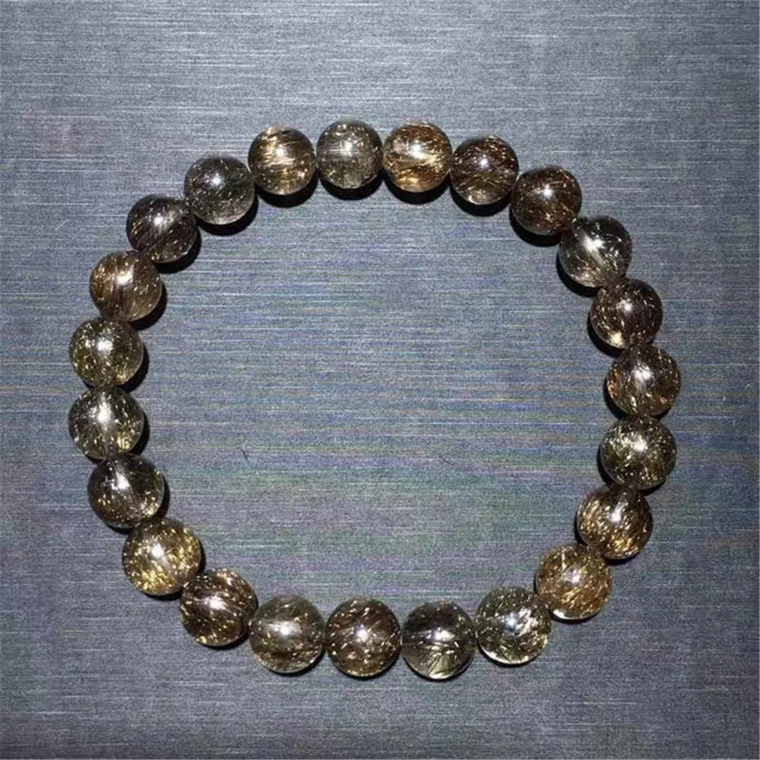 8mm Natural Silver Hair Rutilated Quartz Bracelet Jewelry For Women Lady Man Healing Luck Gift Crsytal Beads Stone Strands AAAAA
8mm Natural Silver Hair Rutilated Quartz Bracelet Jewelry For Women Lady Man Healing Luck Gift Crsytal Beads Stone Strands AAAAA