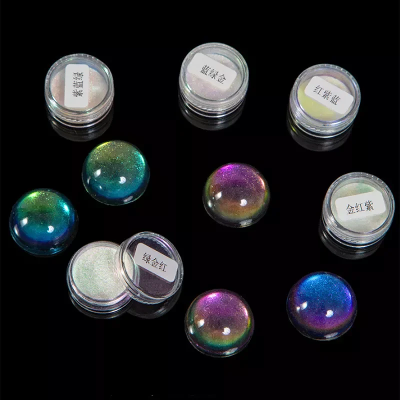 Ultra Fine Chameleon Chrome Powder Series Shift Mica Metallic Dust Nail Art Glitters Powder Effect 5Colors Pearl Pigment#F3
Ultra Fine Chameleon Chrome Powder Series Shift Mica Metallic Dust Nail Art Glitters Powder Effect 5Colors Pearl Pigment#F3