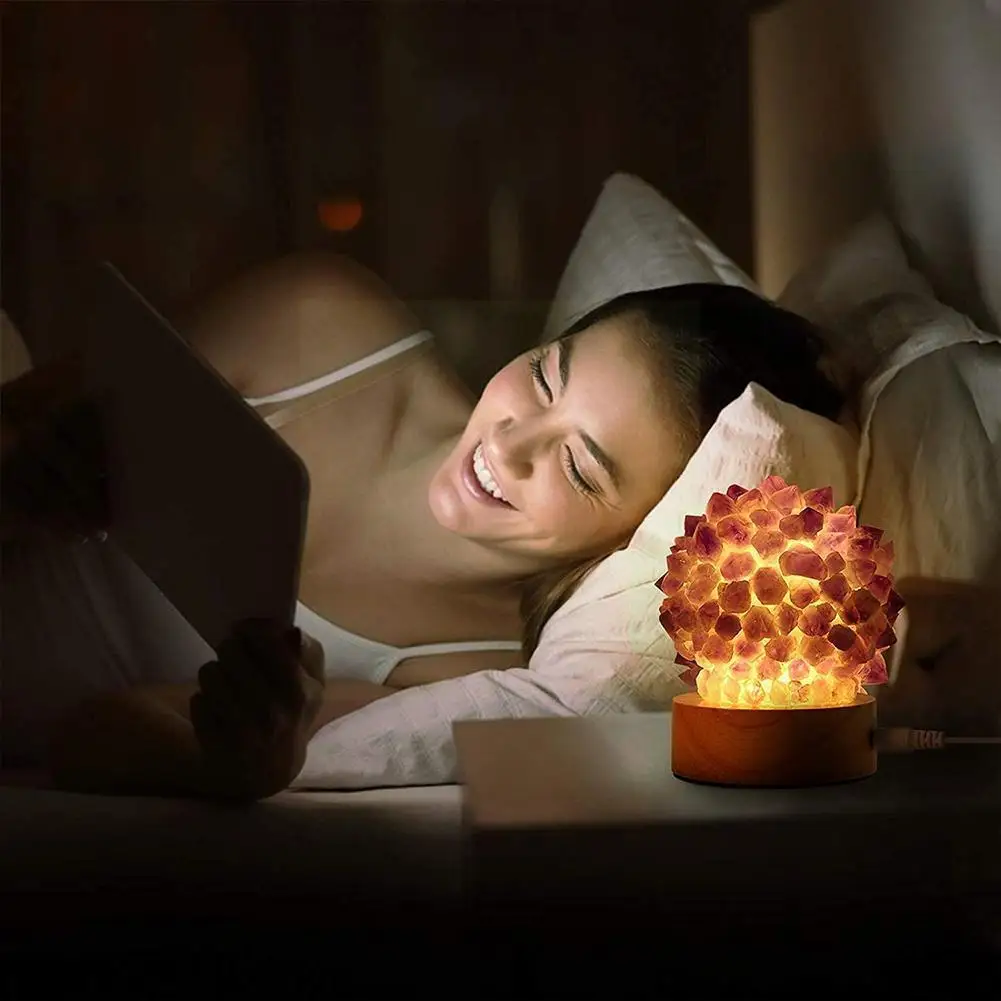 Новинка, украшение для стола из натурального аметиста, светильник для дома, освещение для спальни, светильник для прикроватного столика, но... 
Новинка, украшение для стола из натурального аметиста, светильник для дома, освещение для спальни, светильник для прикроватного столика, но...