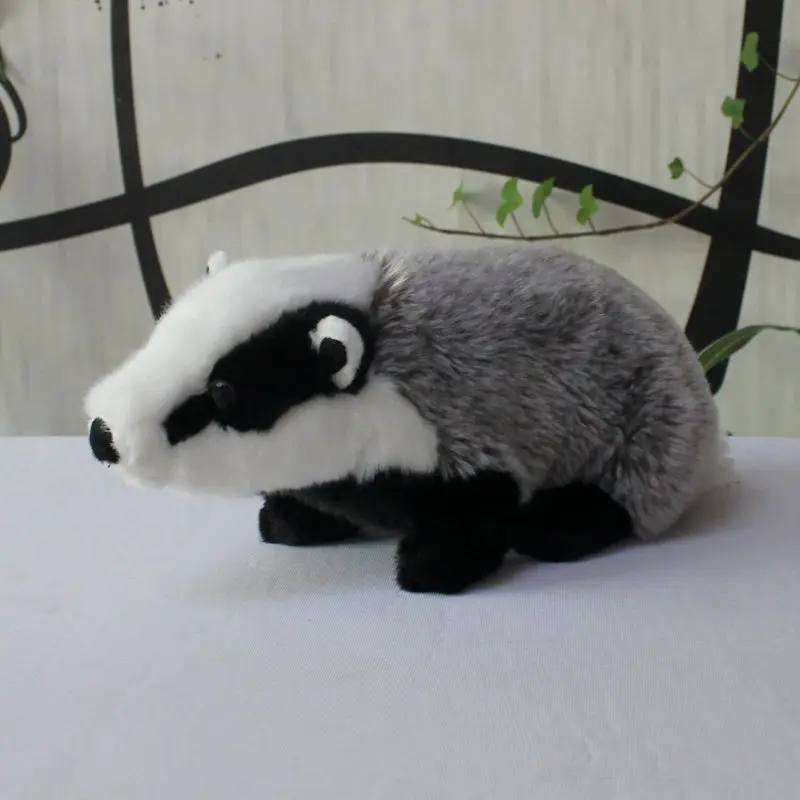 new creative plush European badger toy high quality gray badger doll gift About 28cm
new creative plush European badger toy high quality gray badger doll gift About 28cm