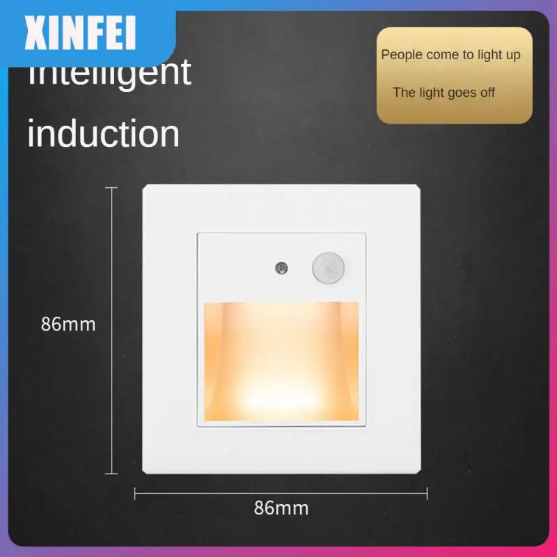 

Home Decor Night Ligh Kitchen Foyer Stair Induction Lamp Recessed Wall Lamp Pir Motion Detector Sensor Ladder Wall Lamp