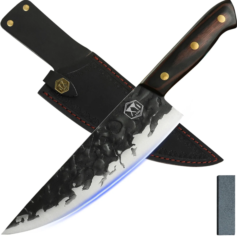XYj Forged Chef Knife Professional Kitchen Cutlery Slicing Fillet Fish Sharp Fixed Blade Cutter Kitchen Tool Sheath Portable Set
XYj Forged Chef Knife Professional Kitchen Cutlery Slicing Fillet Fish Sharp Fixed Blade Cutter Kitchen Tool Sheath Portable Set