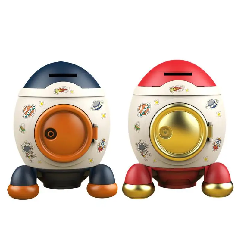 Creative Children's Cartoon Rocket Shape Piggy Bank Large-capacity Ins Style For Home Decoration Birthday Christmas Gift
Creative Children's Cartoon Rocket Shape Piggy Bank Large-capacity Ins Style For Home Decoration Birthday Christmas Gift