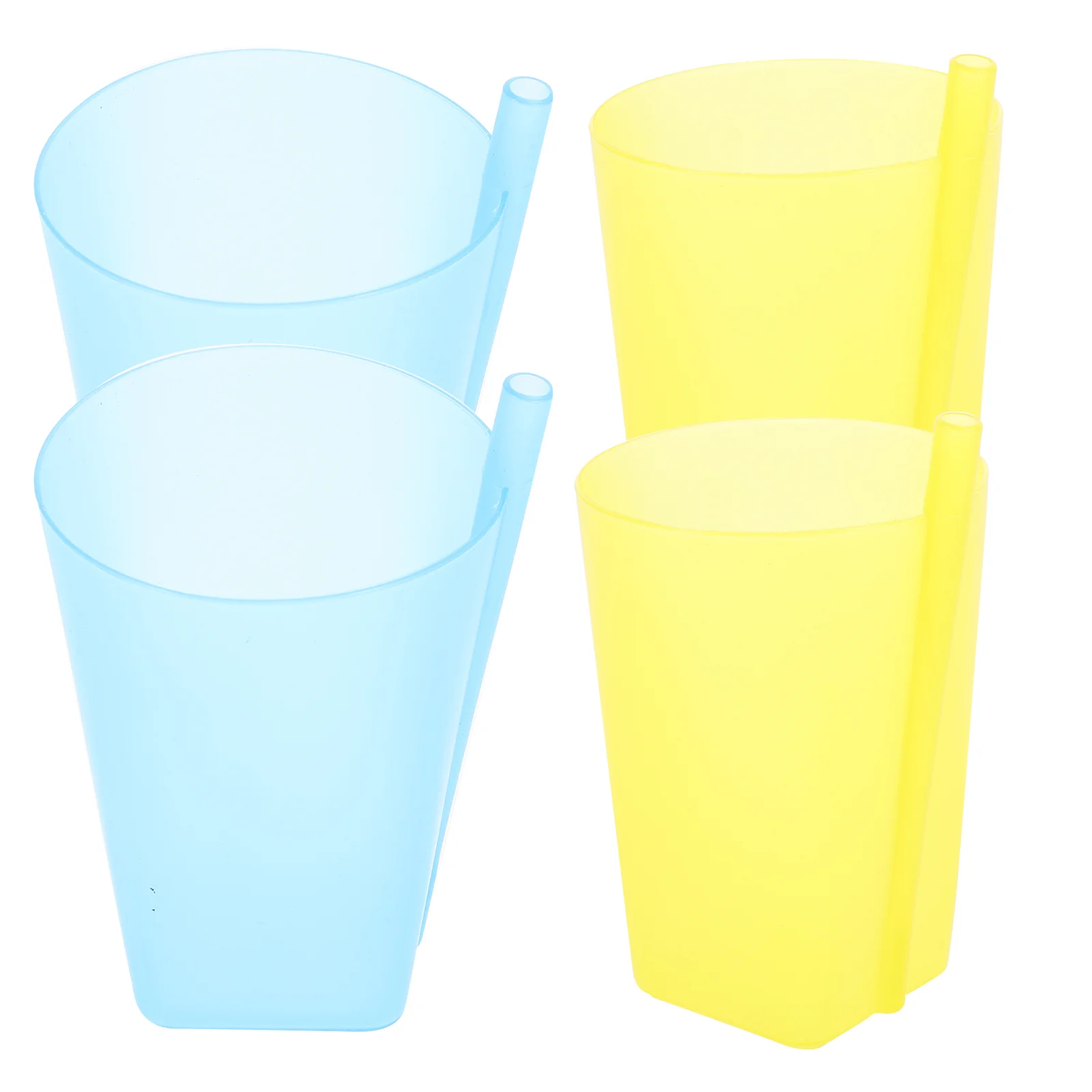 

Cup Cups Straw Kids Toddler Sippy Baby Plastic Spill Drinking Proof Straws Smoothie Toddlers Water Tumbler Juice Lids Color Sip