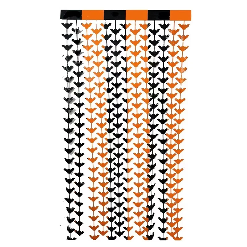 1mX2m Halloween Skeleton Rain Silk Curtain Decoration Party Pumpkin Bat Streamer Bar Haunted House Horror Atmosphere Supplies
1mX2m Halloween Skeleton Rain Silk Curtain Decoration Party Pumpkin Bat Streamer Bar Haunted House Horror Atmosphere Supplies