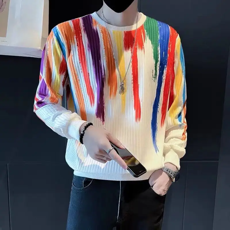 Spring and Autumn New Men's Fashion Brand Niche Senior Sense Long-sleeved Sweater Overcoat Fashion Trend Ruffian Handsome Top
Spring and Autumn New Men's Fashion Brand Niche Senior Sense Long-sleeved Sweater Overcoat Fashion Trend Ruffian Handsome Top