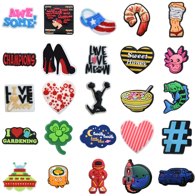 Decorations for Crocs Shoe Charms Men Girl Women Charm Set Jeans Boy Kids Wholesale Bulk Shoes Accessories Gifts Para Pins Packs
Decorations for Crocs Shoe Charms Men Girl Women Charm Set Jeans Boy Kids Wholesale Bulk Shoes Accessories Gifts Para Pins Packs