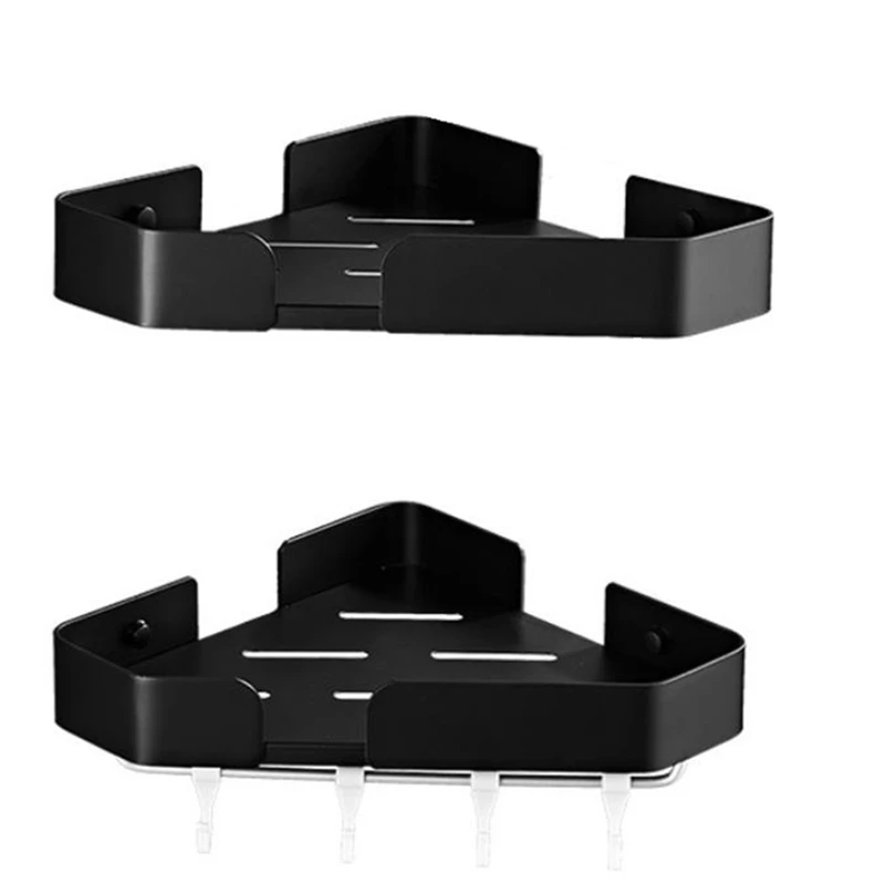 2 Pcs Shower Shelf Punch-Free Black With Towel Rail Bathroom Shelf Shower Basket Aluminum Self Adhesive Bathroom Shelf
2 Pcs Shower Shelf Punch-Free Black With Towel Rail Bathroom Shelf Shower Basket Aluminum Self Adhesive Bathroom Shelf