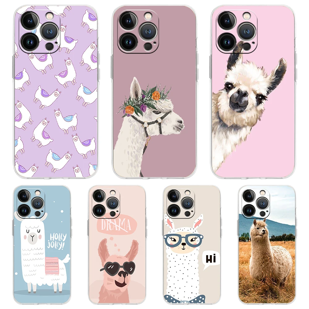 Lama Llama Alpacas Case for iPhone 14 13 12 Pro Max Cover Transparent Soft for iPhone 11 Pro Max 7 8 Plus X XS XR SE2020 Shell
Lama Llama Alpacas Case for iPhone 14 13 12 Pro Max Cover Transparent Soft for iPhone 11 Pro Max 7 8 Plus X XS XR SE2020 Shell