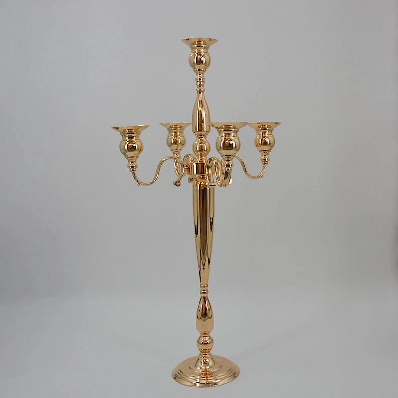 Candle Holders 5 Arms Metal Gold Candelabras Crystal Candlesticks Wedding Event Table Centerpieces For Party Decoration
Candle Holders 5 Arms Metal Gold Candelabras Crystal Candlesticks Wedding Event Table Centerpieces For Party Decoration