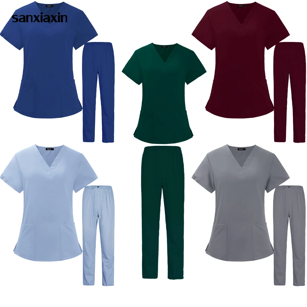 Womens Medical Nurse Uniform Clinical Workwear Doctor Scrubs Set Spa Clothes Beauty Salon Suit Dental Cleaning Nursing Work Wear
Womens Medical Nurse Uniform Clinical Workwear Doctor Scrubs Set Spa Clothes Beauty Salon Suit Dental Cleaning Nursing Work Wear