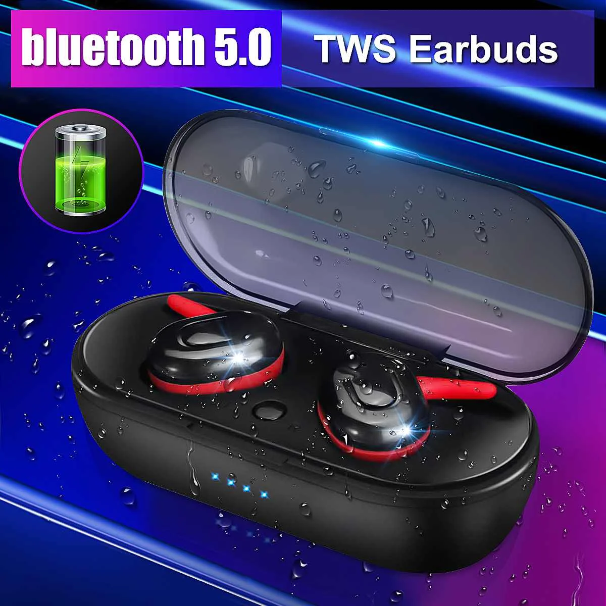 Портативные TWS bluetooth наушники, беспроводные наушники, стереогарнитура, спортивные наушники-вкладыши с микрофоном и зарядным боксом для смар...
Портативные TWS bluetooth наушники, беспроводные наушники, стереогарнитура, спортивные наушники-вкладыши с микрофоном и зарядным боксом для смар...