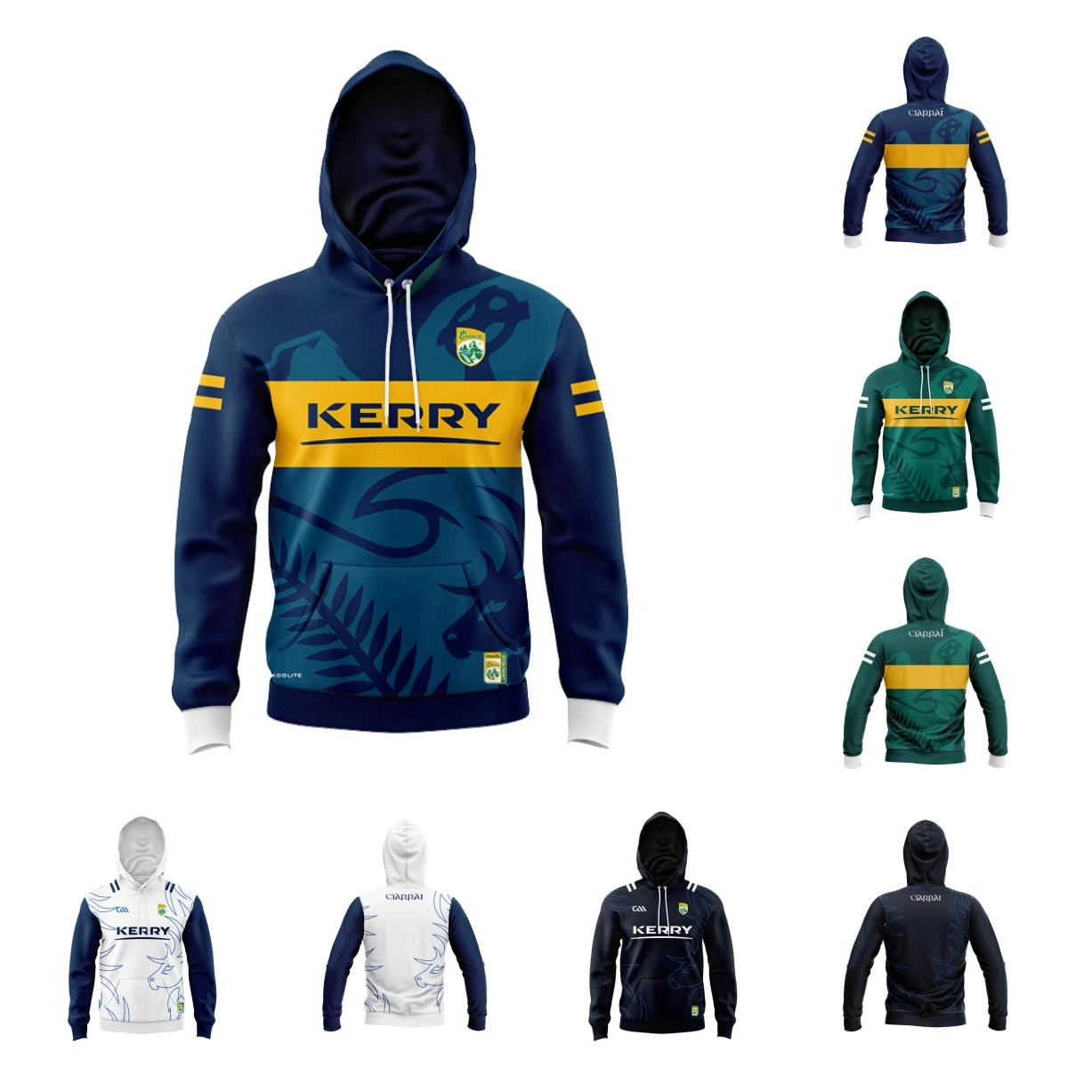

2023 Kerry Goalkeeper Jersey Home and away Kids Rugby Jersey Pullover Hooded Sweatshirts