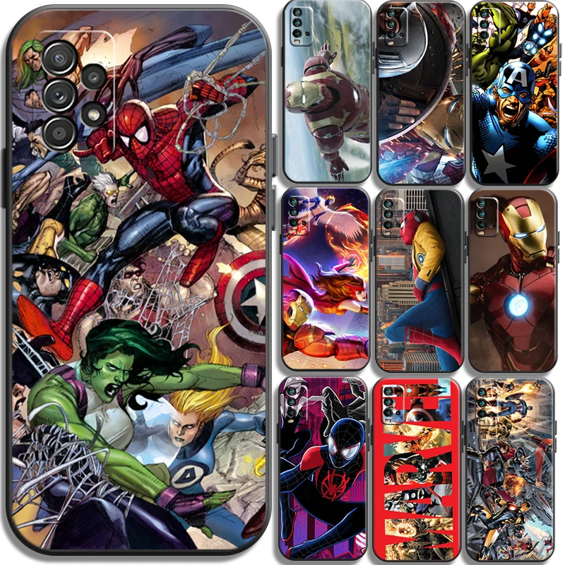 Marvel Spiderman Phone Cases For Xiaomi Redmi 9AT 9 9T 9A 9C Redmi Note 9 9 Pro 9S 9 Pro 5G Coque Back Cover
Marvel Spiderman Phone Cases For Xiaomi Redmi 9AT 9 9T 9A 9C Redmi Note 9 9 Pro 9S 9 Pro 5G Coque Back Cover