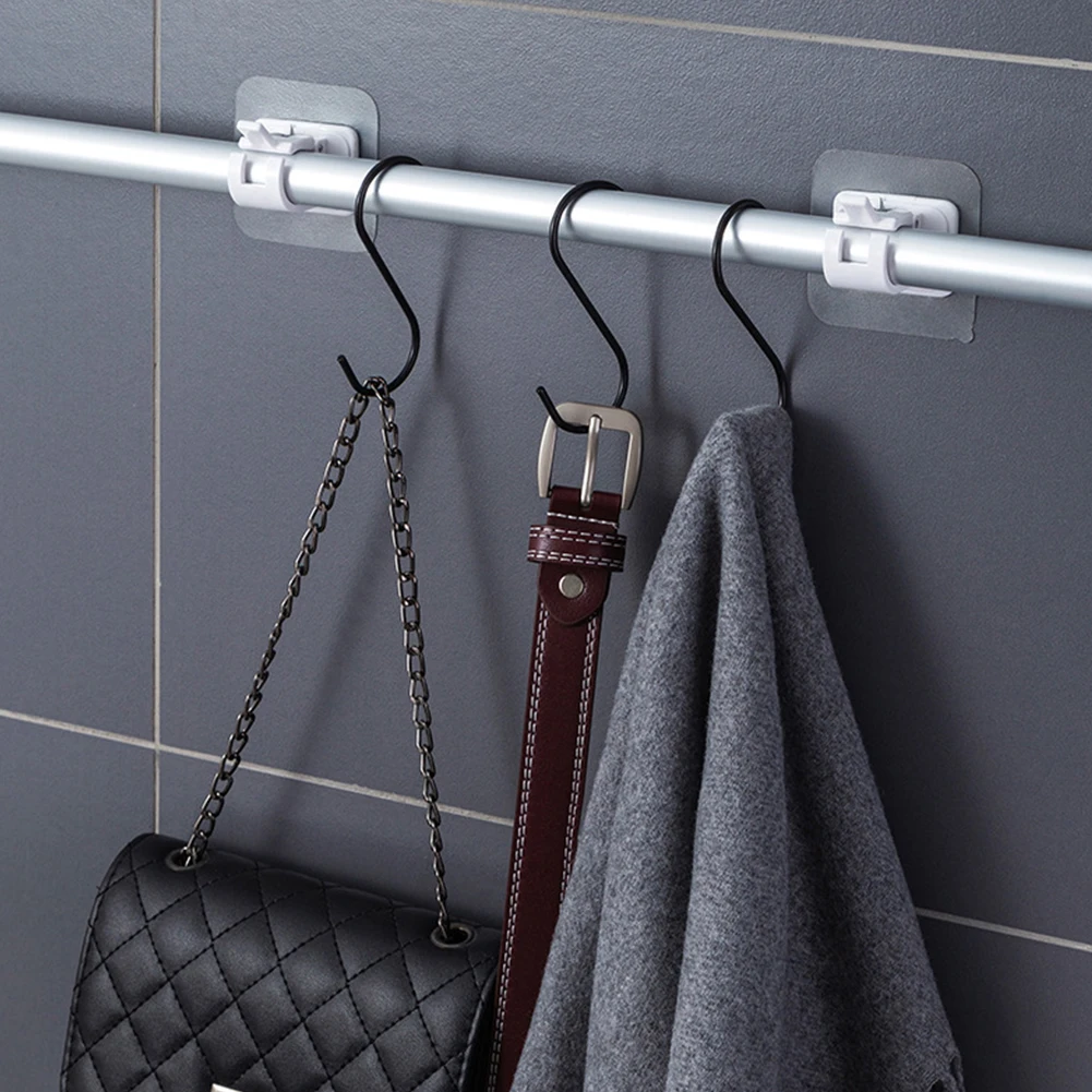 2pcs Self Adhesive Curtain Rod Bracket Punch-free Curtain Rod Clip Nail-Free Adjustable Shower Curtain Rod Hanging Holder
2pcs Self Adhesive Curtain Rod Bracket Punch-free Curtain Rod Clip Nail-Free Adjustable Shower Curtain Rod Hanging Holder