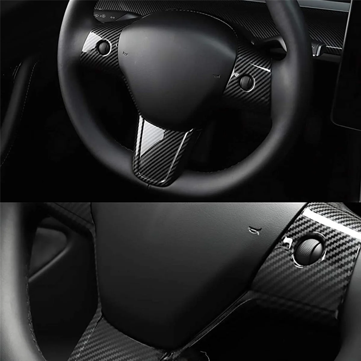 5X Car Interior Cover for Tesla Model 3 Y 2017-2020 Carbon Fiber Steering Wheel Protective Frame Patch Trim Accessories
5X Car Interior Cover for Tesla Model 3 Y 2017-2020 Carbon Fiber Steering Wheel Protective Frame Patch Trim Accessories