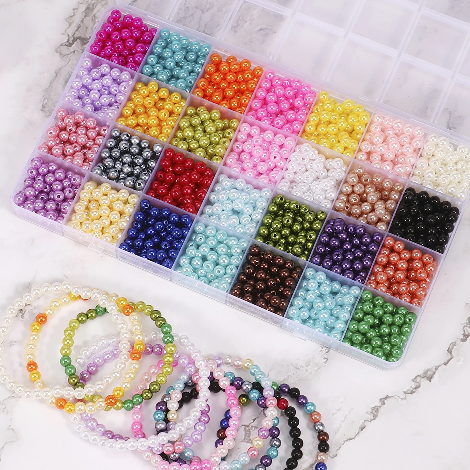 1960Pcs Bracelet Beads Kit with Storage Box 28 Colors Beads Making Kit DIY Craft Beads Set 6mm Jewellery Beads Kit Bright Color
1960Pcs Bracelet Beads Kit with Storage Box 28 Colors Beads Making Kit DIY Craft Beads Set 6mm Jewellery Beads Kit Bright Color