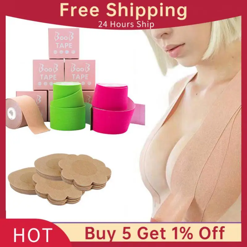 

Boob Tape Bras For Women Adhesive Invisible Bra Nipple Pasties Covers Breast Lift Tape Push Up Bralette Strapless Pad Sticky