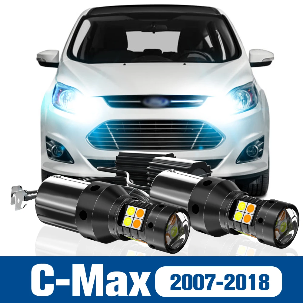 2pcs LED Dual Mode Turn Signal+Daytime Running Light DRL Accessories Canbus For Ford C-Max CMax C Max 2007-2018 2010 2011 2012
2pcs LED Dual Mode Turn Signal+Daytime Running Light DRL Accessories Canbus For Ford C-Max CMax C Max 2007-2018 2010 2011 2012