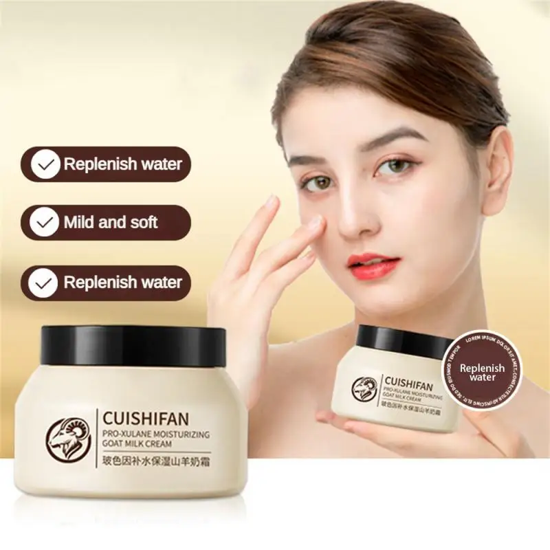 100g Whitening Moisturizing Face Cream Goat Milk Cream Deep Firm Nourish Skin Without Greasy Anti Wrinkle Skin Care Products
100g Whitening Moisturizing Face Cream Goat Milk Cream Deep Firm Nourish Skin Without Greasy Anti Wrinkle Skin Care Products