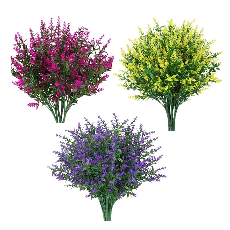12 Bundles Artificial Lavender Flowers Outdoor Fake Flowers For Decoration Faux Plants Garden Porch Window Box Decor
12 Bundles Artificial Lavender Flowers Outdoor Fake Flowers For Decoration Faux Plants Garden Porch Window Box Decor