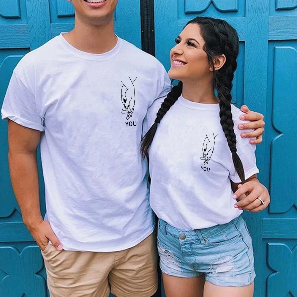 Hand Print Lover T-Shirt For Women Men Summer Couple Clothing Short Sleeve O-neck Tops Tees Matching Date Outfits Casual
Hand Print Lover T-Shirt For Women Men Summer Couple Clothing Short Sleeve O-neck Tops Tees Matching Date Outfits Casual