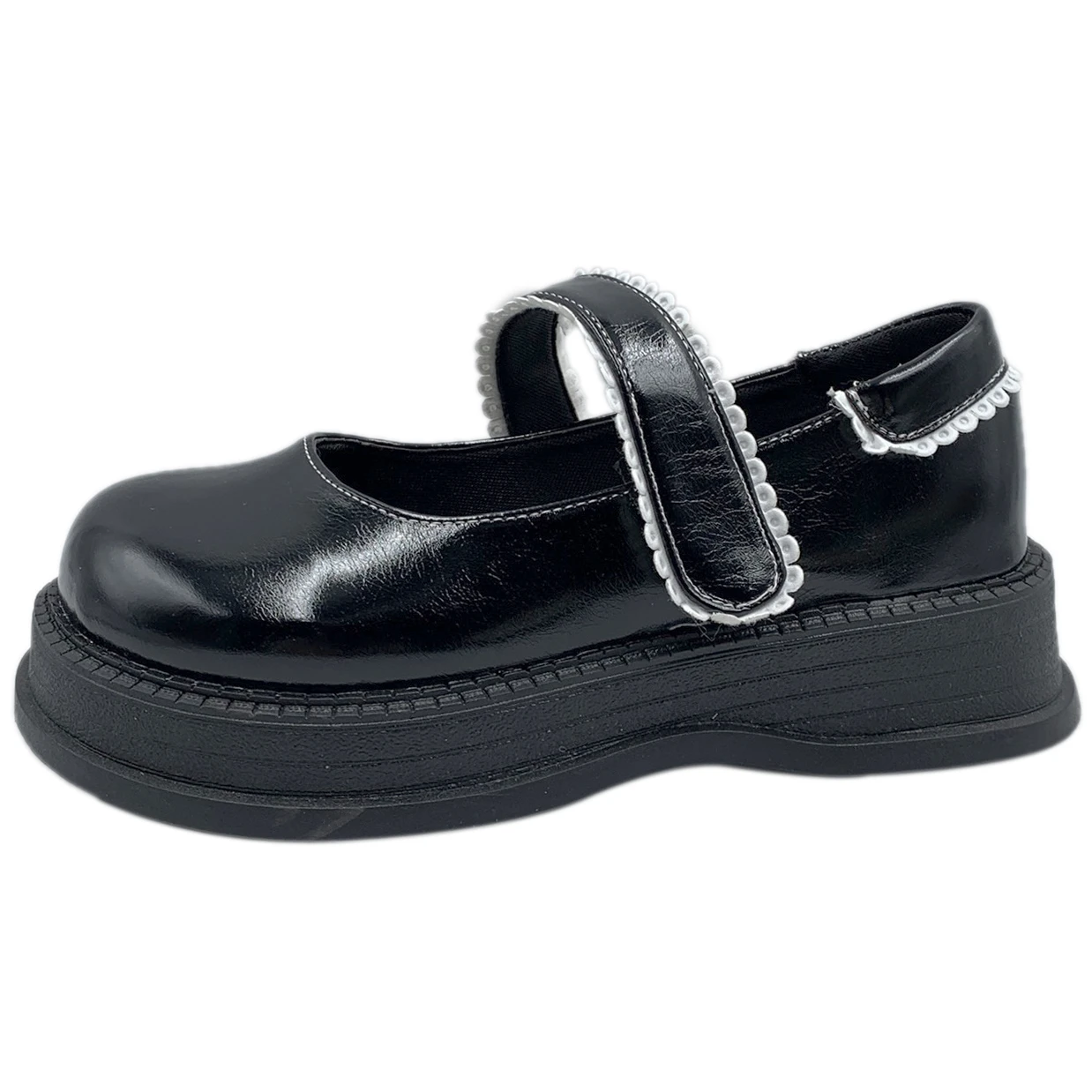 Retro Small Leather Shoes Women's Spring Summer New British Style Simple Big Platform Hook Loop Casual Comfortable Single Shoes
Retro Small Leather Shoes Women's Spring Summer New British Style Simple Big Platform Hook Loop Casual Comfortable Single Shoes