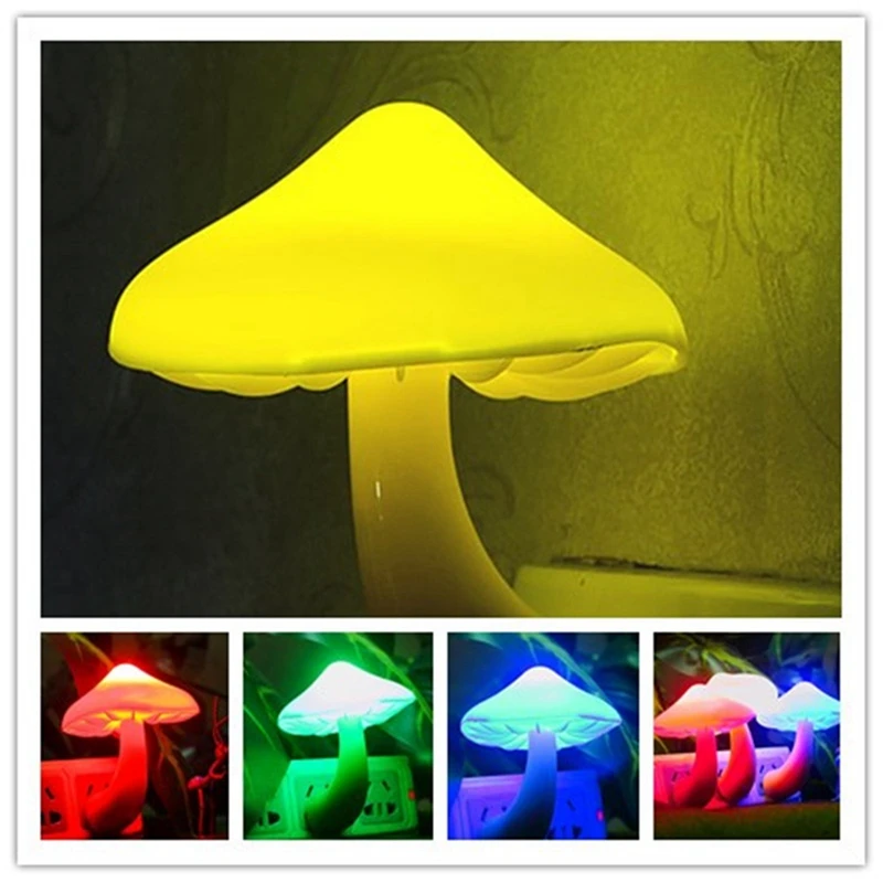 RGB LED Mushroom Night Light Plug In Lamp 7Color For Kids Bedroom Night Light US Plug
RGB LED Mushroom Night Light Plug In Lamp 7Color For Kids Bedroom Night Light US Plug