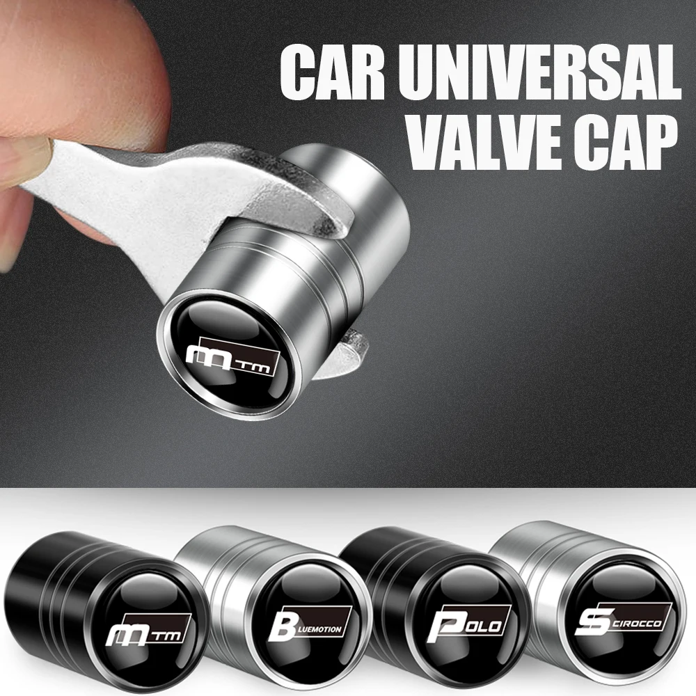 4Pcs Metal Car Badge Wheel Tire Air Valve Caps Stem Cover Accessories for Volkswagen Golf 4 MTM Blue Motion Polo Scirocco Rline
4Pcs Metal Car Badge Wheel Tire Air Valve Caps Stem Cover Accessories for Volkswagen Golf 4 MTM Blue Motion Polo Scirocco Rline