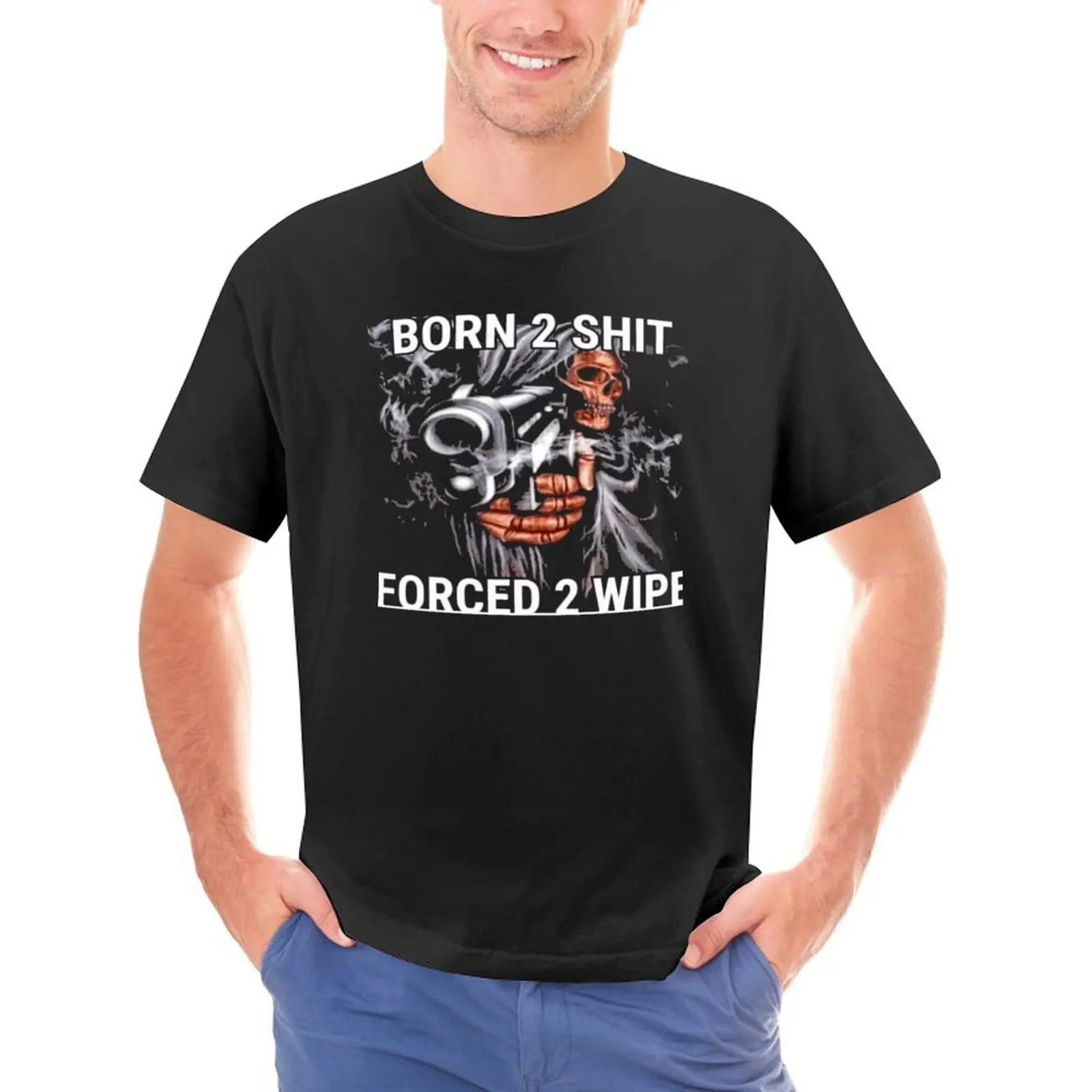 Born to Shit Forced 2 Wipe T Shirt Funny Words Vintage Cotton T-Shirt Short Sleeve Essential Tshirt Men Graphic Beach Clothes
Born to Shit Forced 2 Wipe T Shirt Funny Words Vintage Cotton T-Shirt Short Sleeve Essential Tshirt Men Graphic Beach Clothes