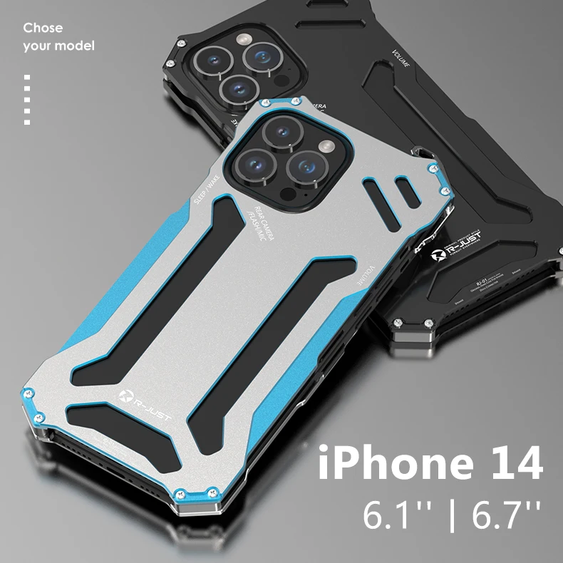 Heavy Duty Metal Case For IPhone 13 14 Pro Max Plus Shockproof Aluminum Phone Cover For IPhon 11 12 13 Pro Max XS XR Hard Cover
Heavy Duty Metal Case For IPhone 13 14 Pro Max Plus Shockproof Aluminum Phone Cover For IPhon 11 12 13 Pro Max XS XR Hard Cover