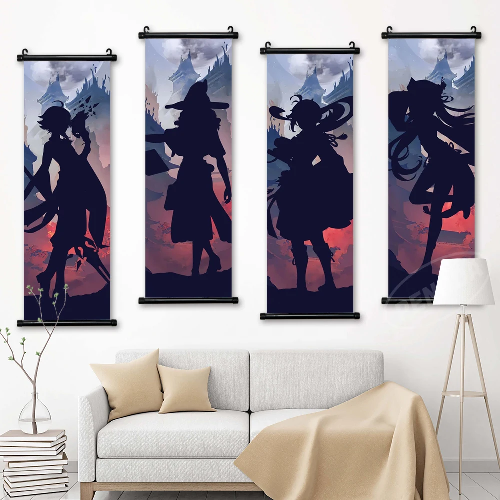 Genshin Impact Xiao Hanging Painting Anime Wall Artwork Lisa Minci Picture Scroll Print Canvas Poster Home Decor For Living Room
Genshin Impact Xiao Hanging Painting Anime Wall Artwork Lisa Minci Picture Scroll Print Canvas Poster Home Decor For Living Room