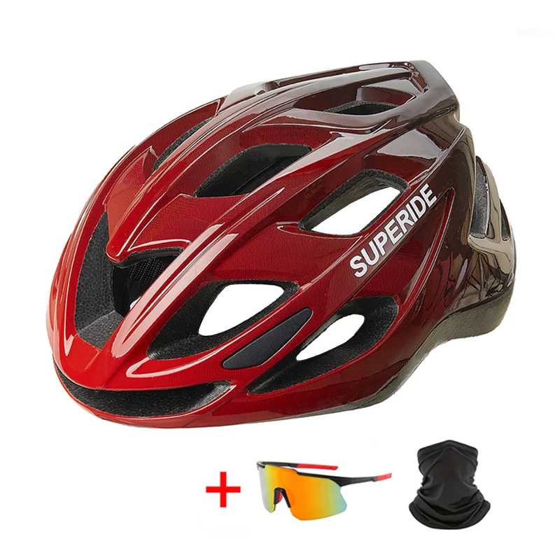 

Вентилируемый шлем SUPERIDE DH MTB, аэродинамический гоночный велосипедный шлем, спортивный ультралегкий шлем для дорожного велосипеда, горного велосипеда