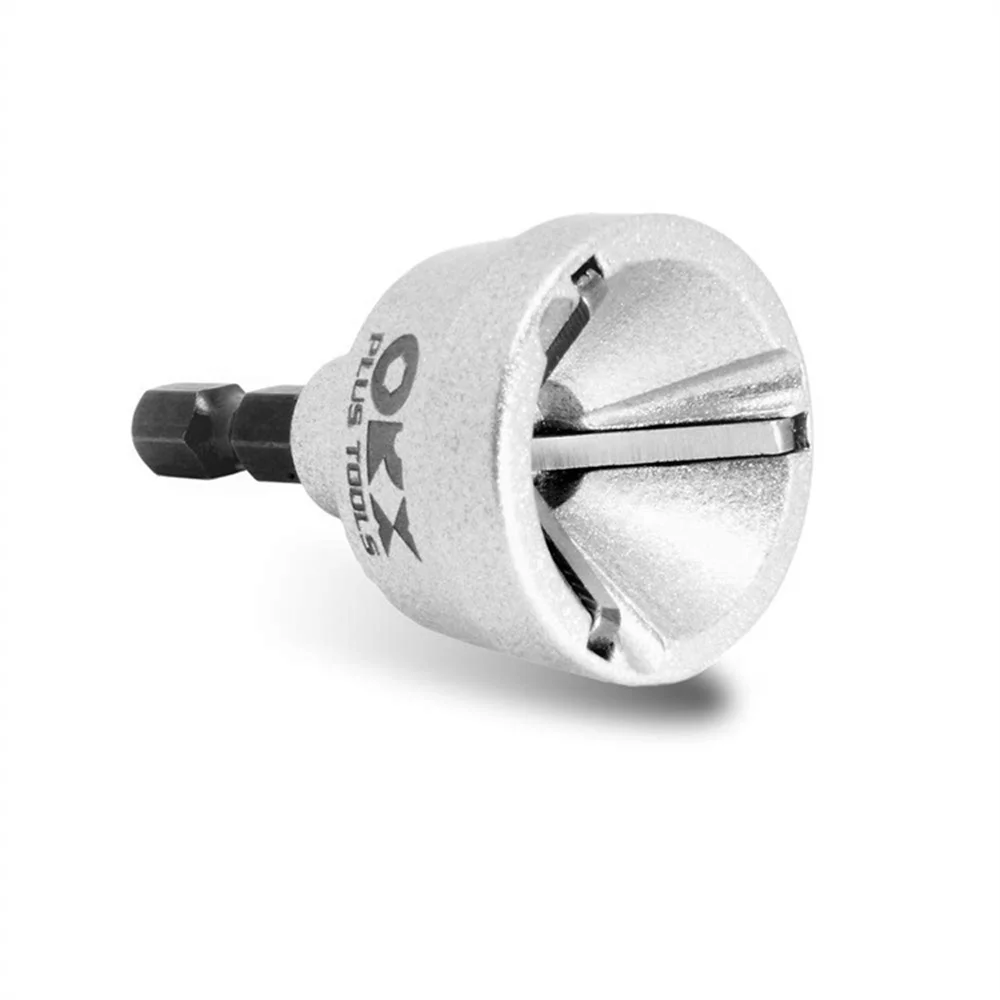 Metal Drilling Tool Durable Hex Shank Stainless Steel Deburring Replacement Metal Drilling Tools Accessory Chamferer
Metal Drilling Tool Durable Hex Shank Stainless Steel Deburring Replacement Metal Drilling Tools Accessory Chamferer