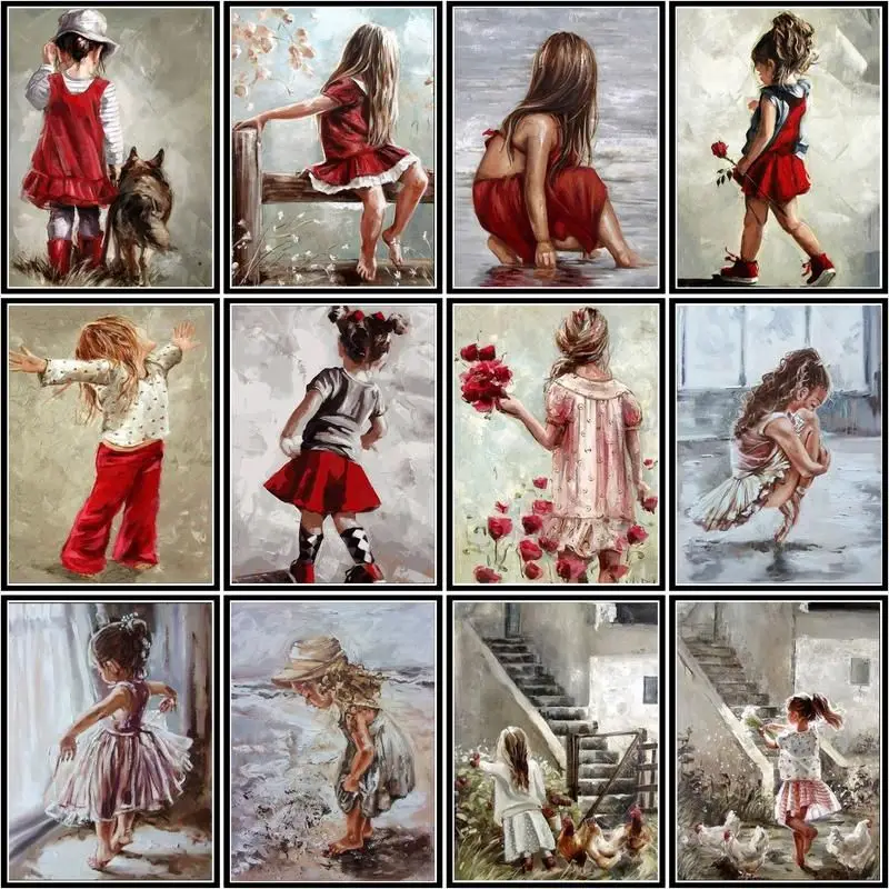 CHENISTORY Paint By Number Girl Handpainted Painting Art Gift Diy Pictures By Numbers Figure Kits Drawing On Canvas Home Decor 
CHENISTORY Paint By Number Girl Handpainted Painting Art Gift Diy Pictures By Numbers Figure Kits Drawing On Canvas Home Decor