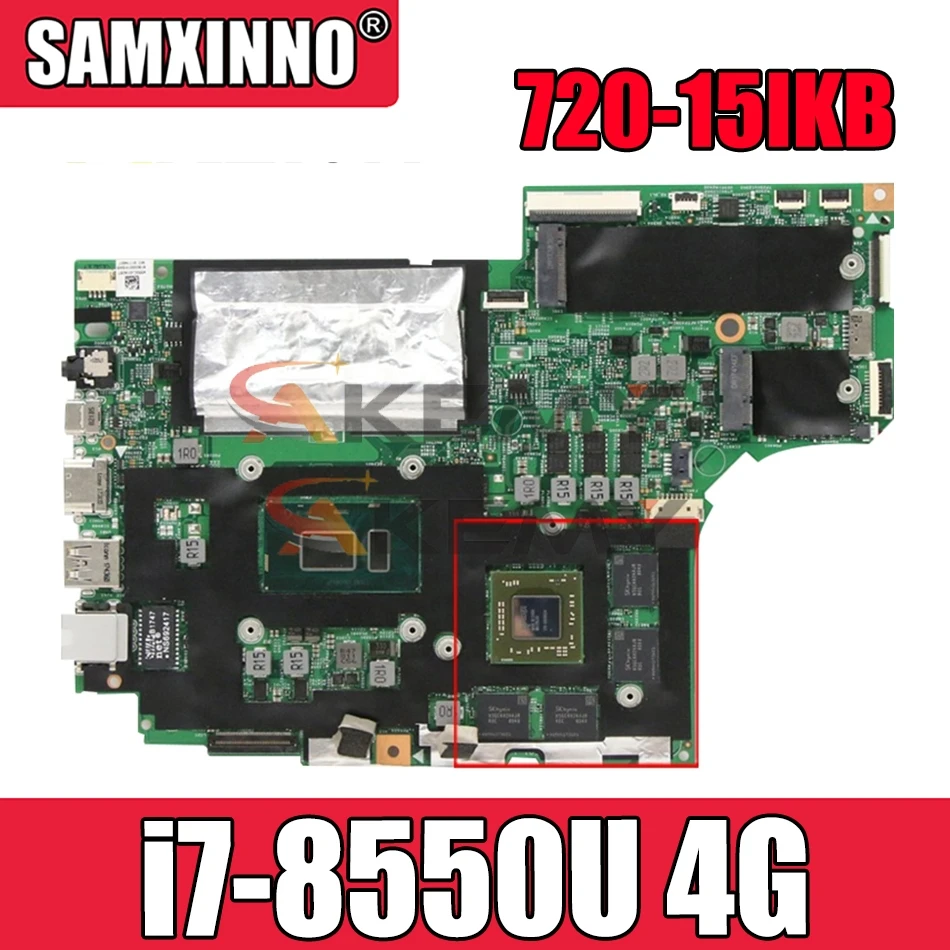 Материнская плата ype 81C7 81AG для ноутбука Lenovo 720-15IKB, материнская плата 16877-1M 448.0CJ03.001M с процессором i7 8550U 4G-RAM RX560 GPU
Материнская плата ype 81C7 81AG для ноутбука Lenovo 720-15IKB, материнская плата 16877-1M 448.0CJ03.001M с процессором i7 8550U 4G-RAM RX560 GPU