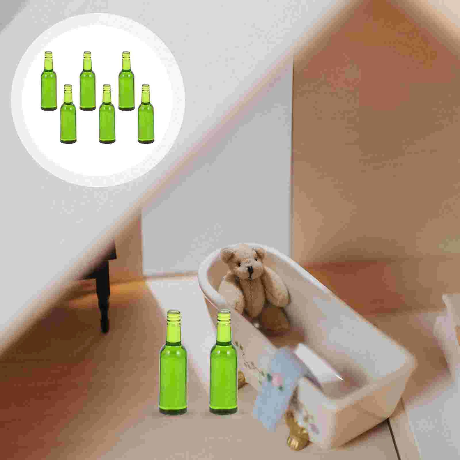 6pcs House Simulation Beer Bottles Miniature Beer Bottles Mini Bottles House Accessories
6pcs House Simulation Beer Bottles Miniature Beer Bottles Mini Bottles House Accessories