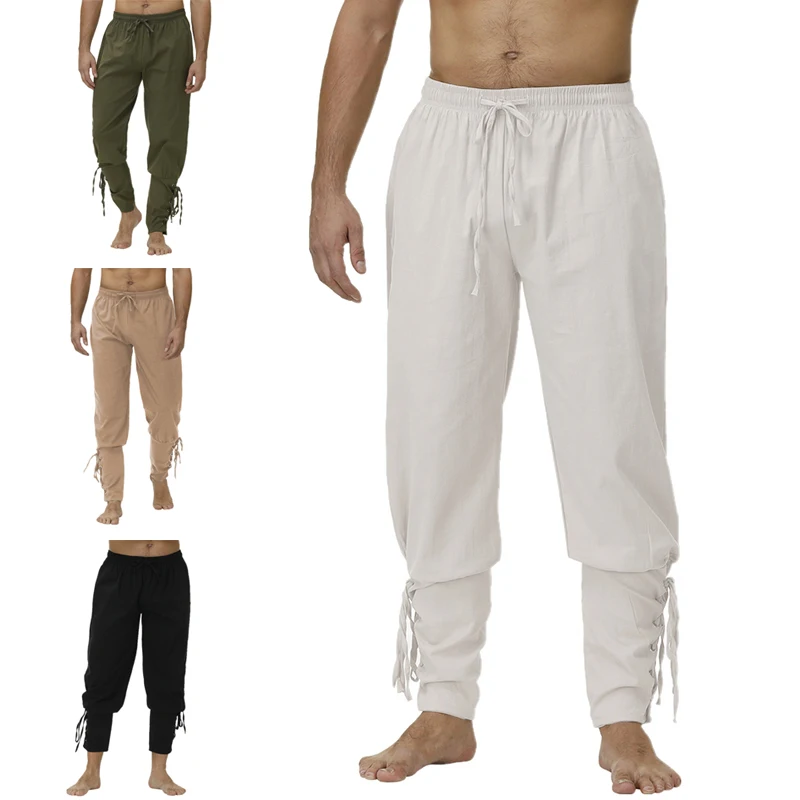 Pirate Pants for Men Knight Cosplay Renaissance Medieval Halloween Party Gothic Pants Pirate Costume Trousers Male Solid Clothes
Pirate Pants for Men Knight Cosplay Renaissance Medieval Halloween Party Gothic Pants Pirate Costume Trousers Male Solid Clothes