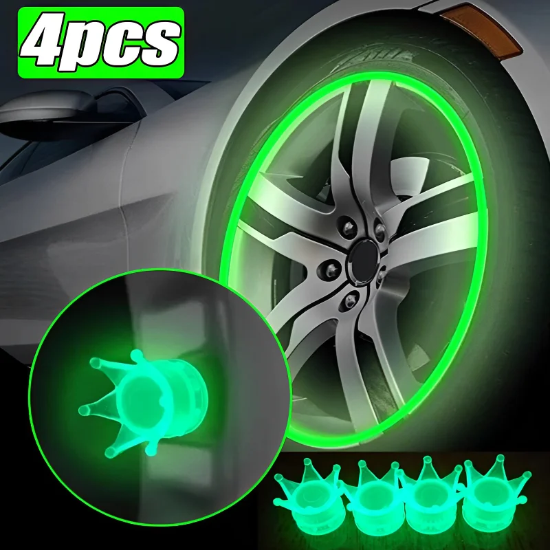 Luminous Wheel Tire Valve Cover Crown Shape Tire Decoration Accessories Car Motorcycle Bicycle Tire Dust Valve Fluorescent Cap
Luminous Wheel Tire Valve Cover Crown Shape Tire Decoration Accessories Car Motorcycle Bicycle Tire Dust Valve Fluorescent Cap