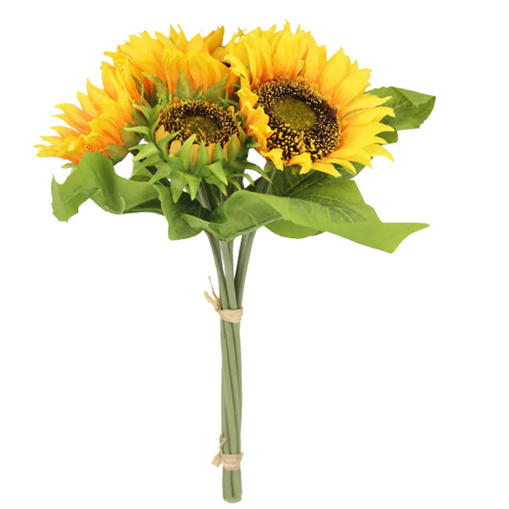 7 Heads Artificial Sunflower Simulated Flower Bouquet Wedding Party Silk Cloth Flower Fake Floral Decor
7 Heads Artificial Sunflower Simulated Flower Bouquet Wedding Party Silk Cloth Flower Fake Floral Decor