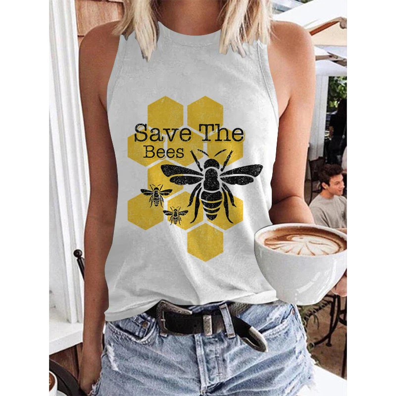 Sunflower flower print funny women's Vest sleeveless summer slim fit vest casual young women's T-shirt vest
Sunflower flower print funny women's Vest sleeveless summer slim fit vest casual young women's T-shirt vest