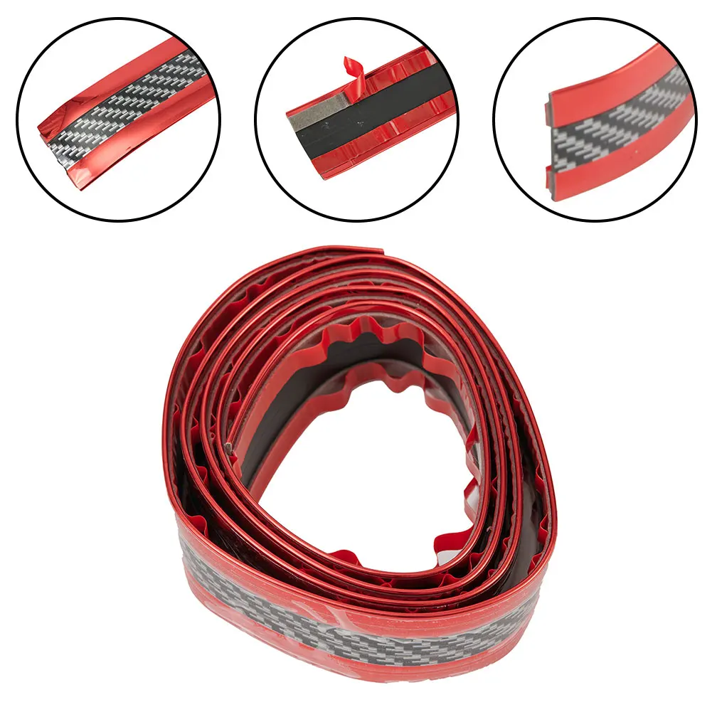 Bumper Rear Anti-Collision Door Sill Strip Moulding Car Trim Carbon Fiber Red Trunk Side Fender Protector Edge
Bumper Rear Anti-Collision Door Sill Strip Moulding Car Trim Carbon Fiber Red Trunk Side Fender Protector Edge