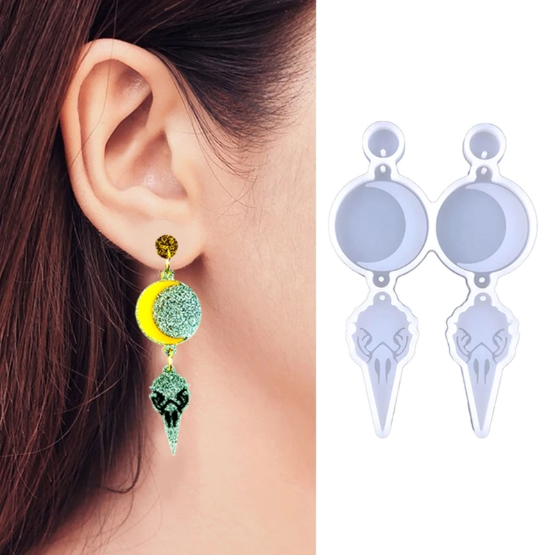 Star Moon Earring Mold DIY Epoxy Resin Earrings Silicone Mold Resin Craft Mould
Star Moon Earring Mold DIY Epoxy Resin Earrings Silicone Mold Resin Craft Mould