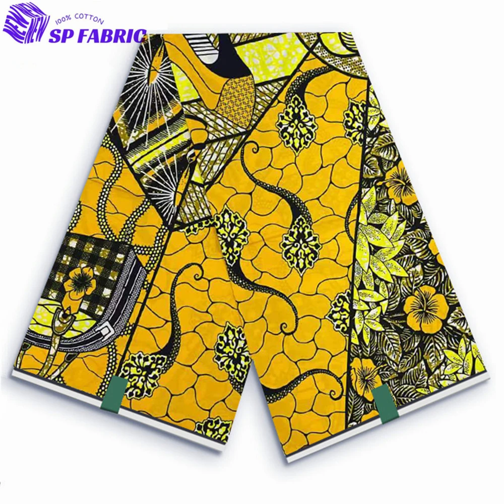 African Wax Fabric 100% Original Super Fabric 6yards Nigerian Fabric Ankara Block Prints Batik Dutch Fabric For Wedding VL-86
African Wax Fabric 100% Original Super Fabric 6yards Nigerian Fabric Ankara Block Prints Batik Dutch Fabric For Wedding VL-86