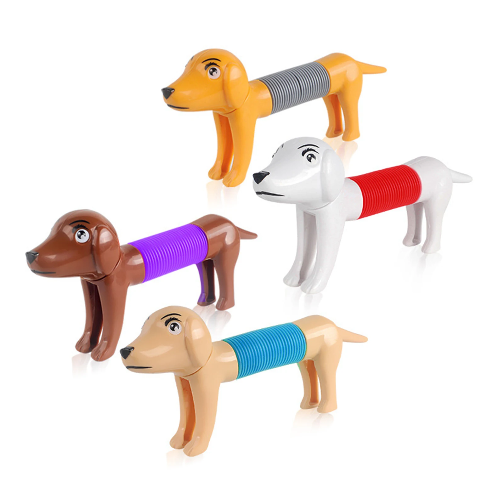 Novelty Spring Pop Tubes Dog Sensory Toy Adult Fidget Stress Relieve Toys Kid Autism Anti-stress Plastic Bellows Squeeze Toys
Novelty Spring Pop Tubes Dog Sensory Toy Adult Fidget Stress Relieve Toys Kid Autism Anti-stress Plastic Bellows Squeeze Toys