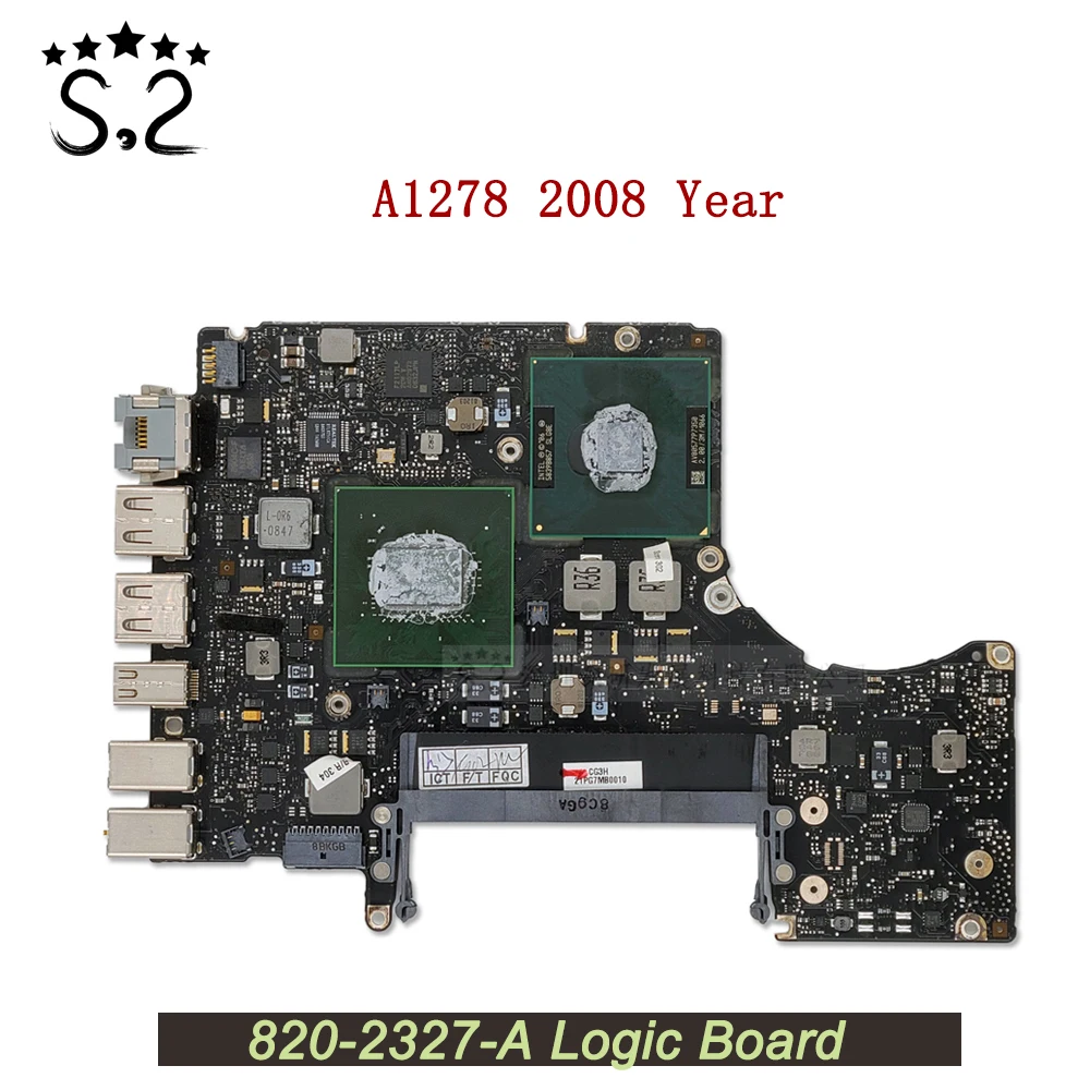 Original Main Board 820-2337-A For Macbook Pro 13.3" A1278 Logic Board Motherboard Replacement Late 2008 Year
Original Main Board 820-2337-A For Macbook Pro 13.3" A1278 Logic Board Motherboard Replacement Late 2008 Year