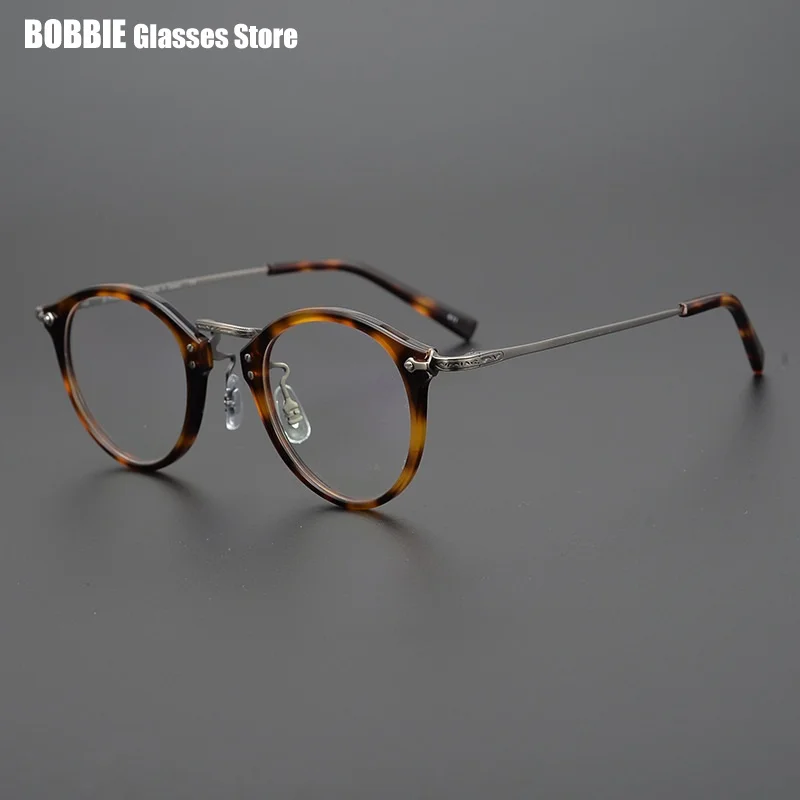 Японские Классические круглые оптические очки ручной работы, оправа для очков для мужчин, ацетатные Рецептурные очки для женщин, ретро тита... 
Японские Классические круглые оптические очки ручной работы, оправа для очков для мужчин, ацетатные Рецептурные очки для женщин, ретро тита...