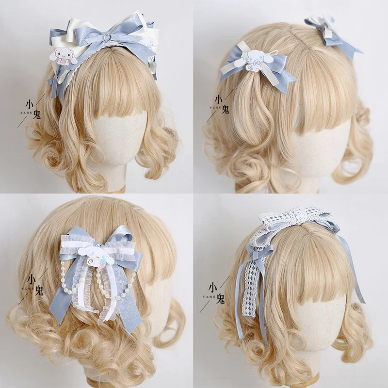 LOlita Jade Cinnamon Dog Hairpin BOW LACE Handmade Lolita JK Headband Lovely Headdress KC Headdress
LOlita Jade Cinnamon Dog Hairpin BOW LACE Handmade Lolita JK Headband Lovely Headdress KC Headdress