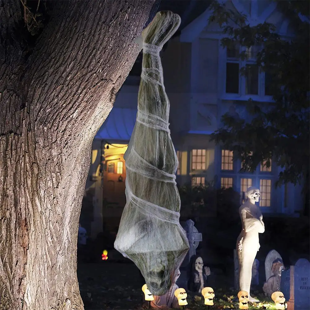 Mummy Hanging Upside Down Haunted Horror Halloween Props Horror Outdoor Ornaments Horrifying Ghost Ghost Funny Decorations U0f0
Mummy Hanging Upside Down Haunted Horror Halloween Props Horror Outdoor Ornaments Horrifying Ghost Ghost Funny Decorations U0f0